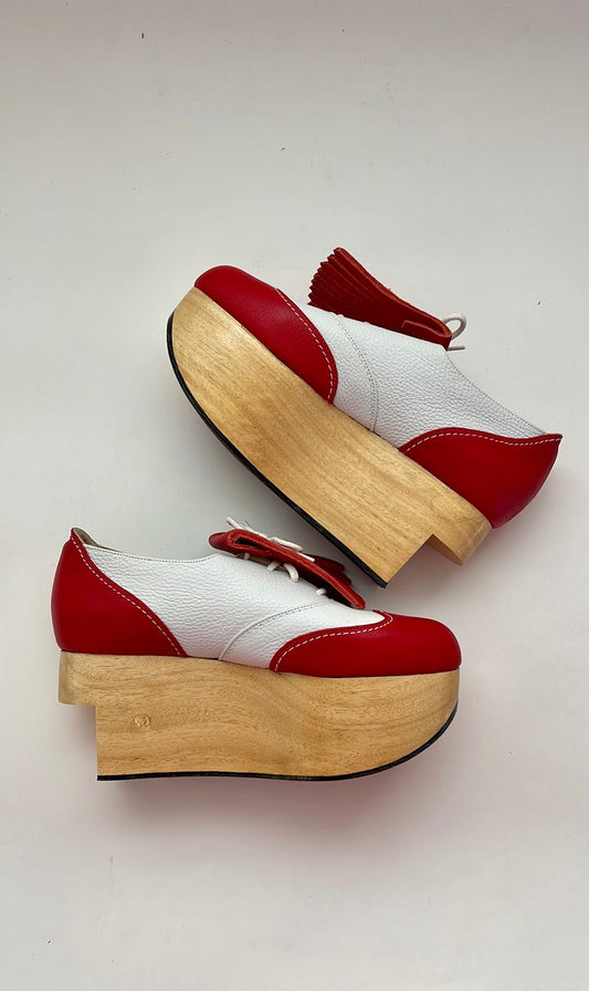 VIVIENNE WESTWOOD GOLD LABEL RED WHITE ROCKING HORSE GOLF SS09 NWT