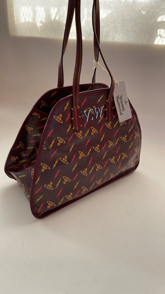 Vivienne Westwood ORB Logo Monogram COLETTE Bag NWT