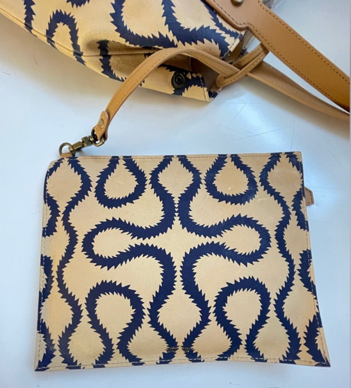 Vivienne Westwood SQUIGGLE LEATHER TOTE NEW SS13