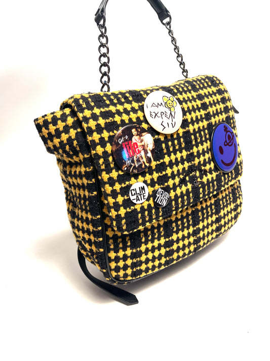 Vivienne Westwood Backpack/Bag Avalon in yellow Tartan NWT