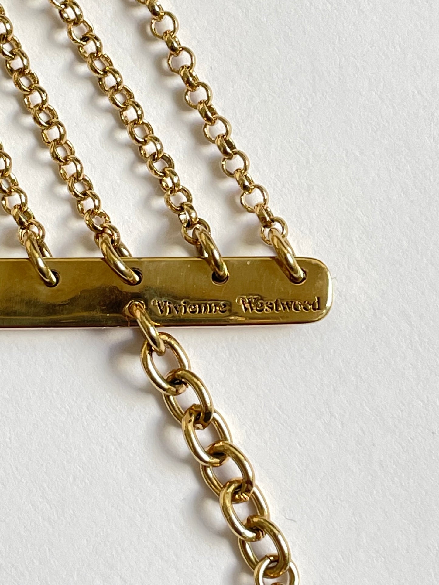 Vivienne Westwood Iconic SEX Bracelet Brand New in Gold