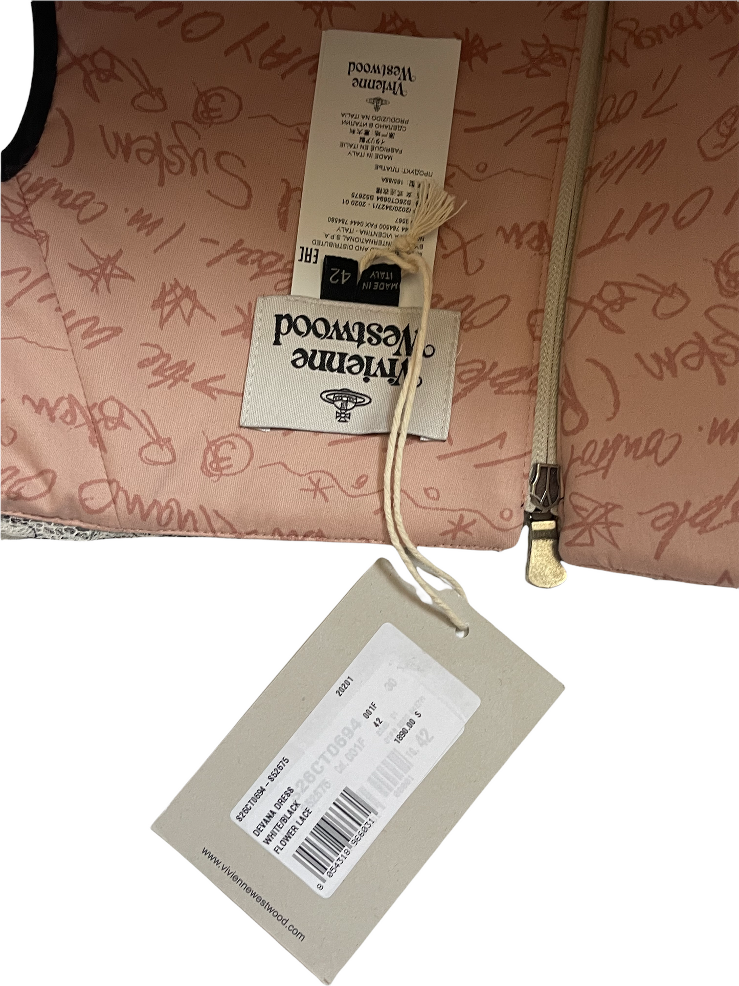 Vivienne Westwood Devana Dress Flower Lace NWT