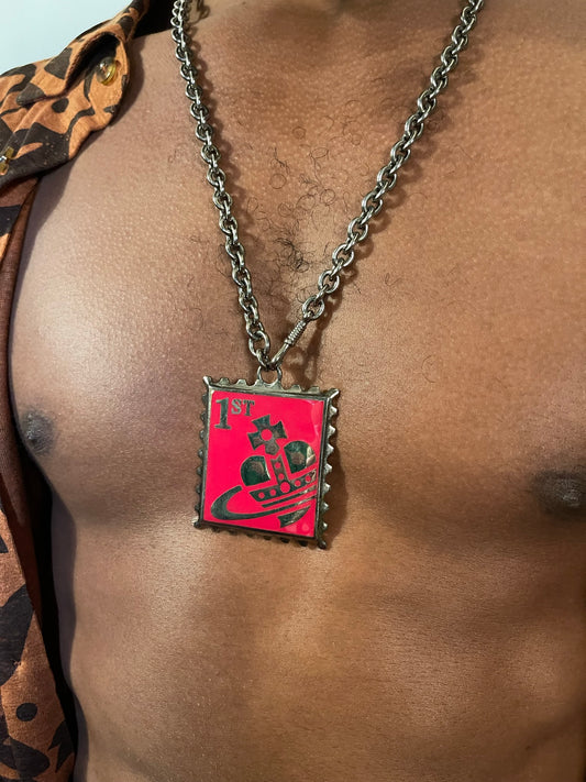 Vivienne Westwood Stamp Necklace Vintage