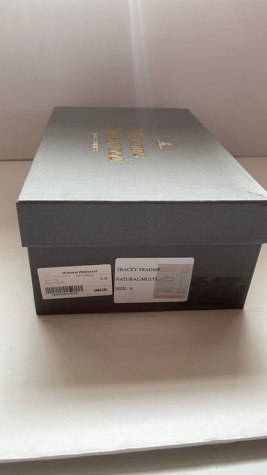 Vivienne Westwood TRACY TRAINER size UK 6 NWT