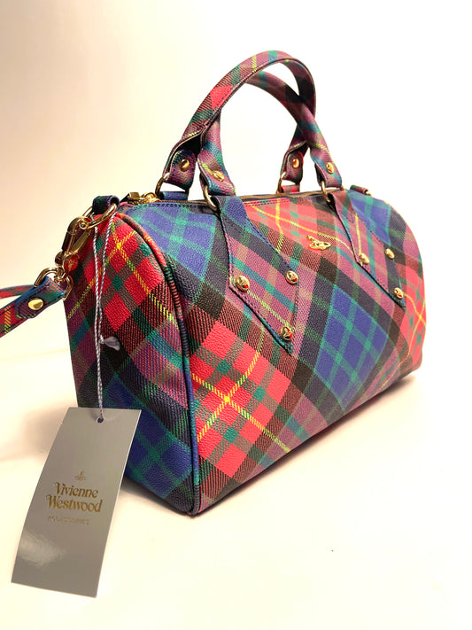 Vivienne Westwood Vintage Boston Bag AW15/16 Mac-Charles Derby Tartan