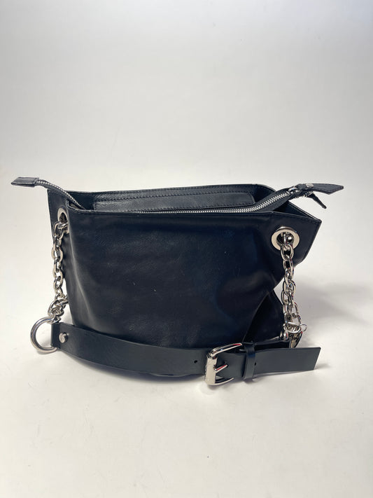 Vivienne Westwood shoulder bag in black leather
