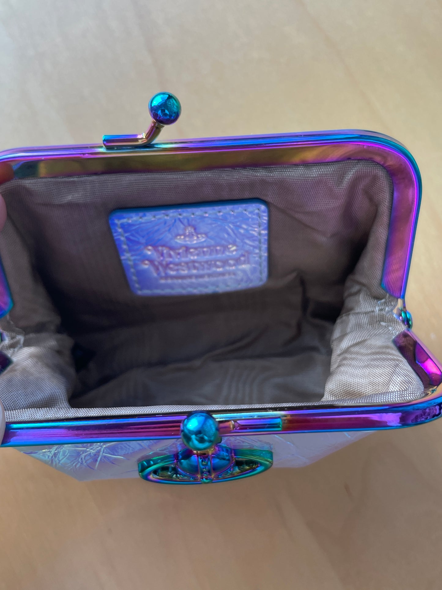 Vivienne Westwood Laminated Leather Coin Purse