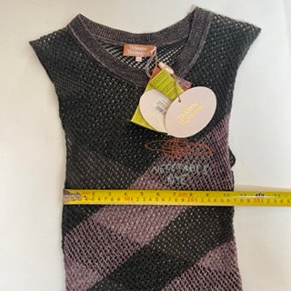 Vivienne Westwood Gold Label Dora Vest Blk/Purple NWT 2015
