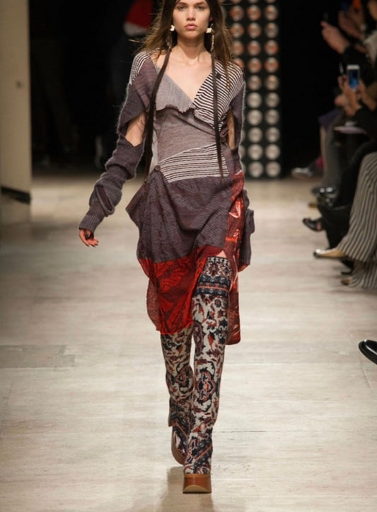 Vivienne Westwood Brand New Patches Unisex Dress Gold Label