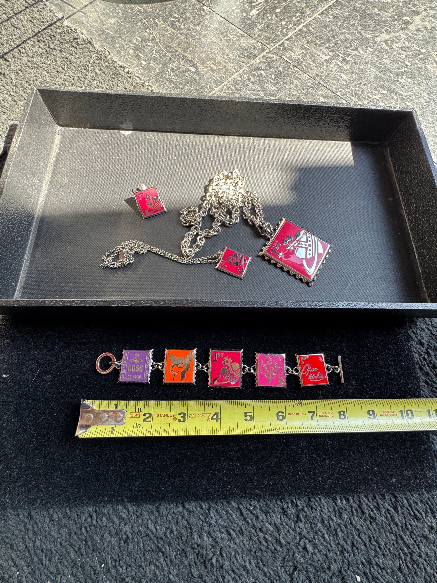 VIVIENNE WESTWOOD 1990s Stamp Bracelet never used , brand new