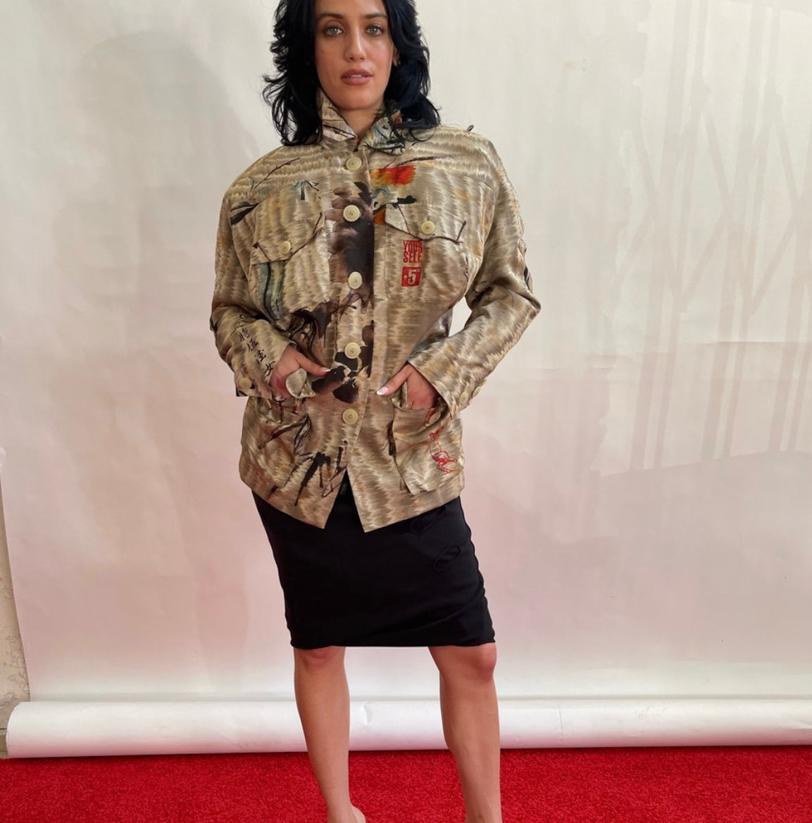 Vivienne Westwood Gold label Chinese Peony print blazer NWT
