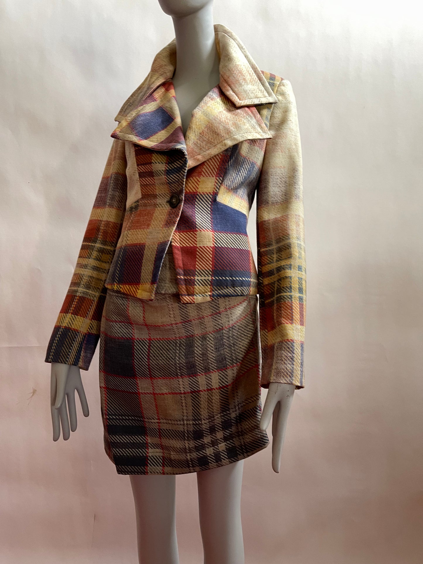 New Vivienne Westwood AW14/15 Anglomania Suit jkt/skirt IT 40