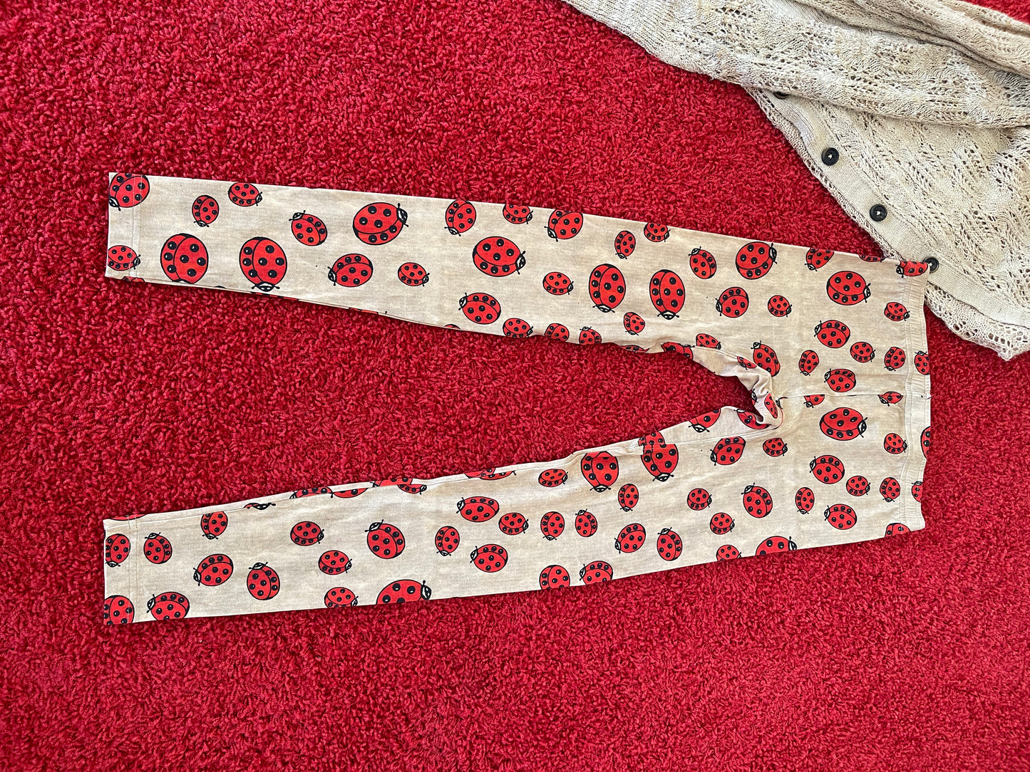 New Vivienne Westwood SS17 LADYBIRD LEGGINGS S/M