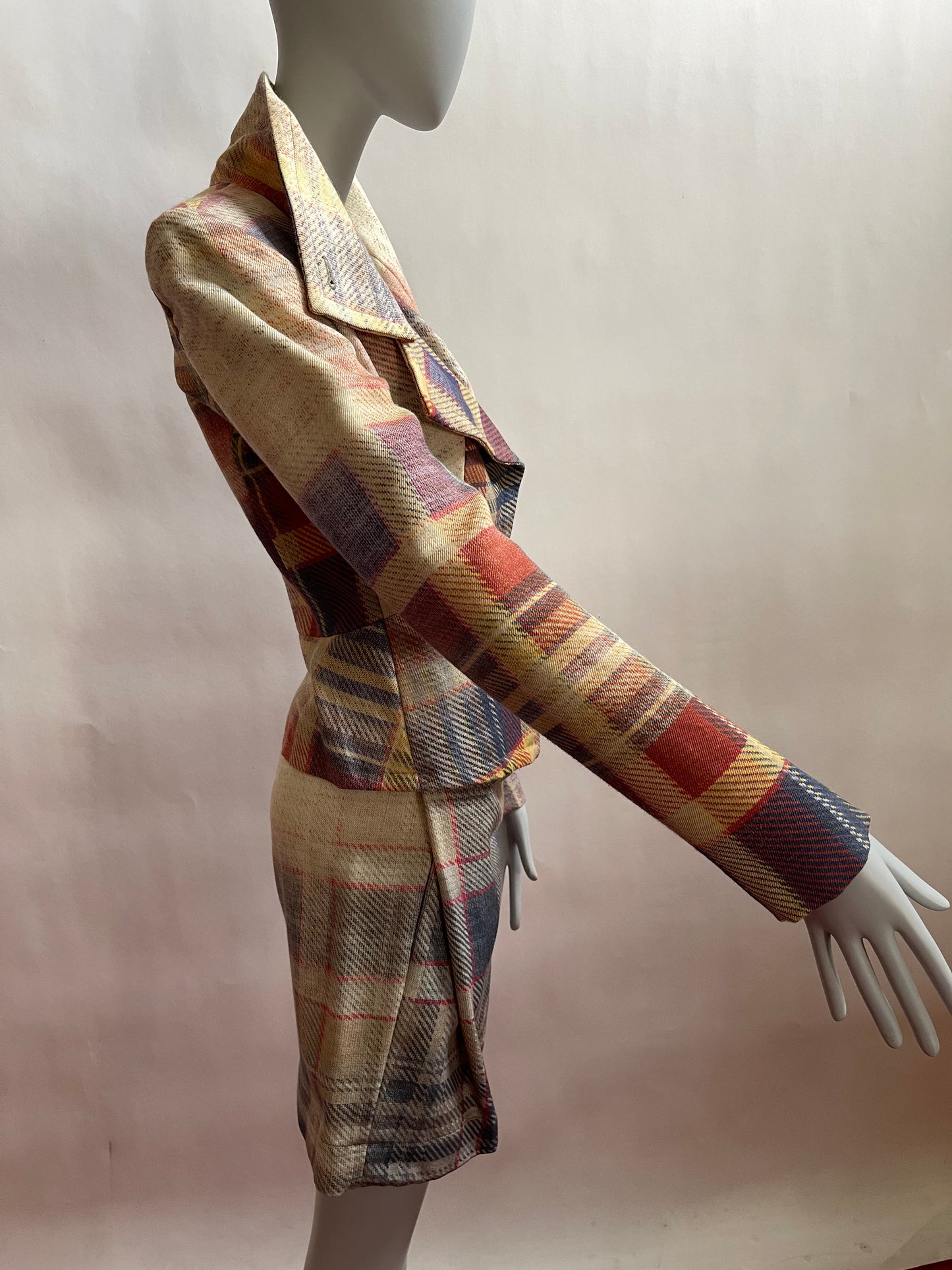 New Vivienne Westwood AW14/15 Anglomania Suit jkt/skirt IT 40