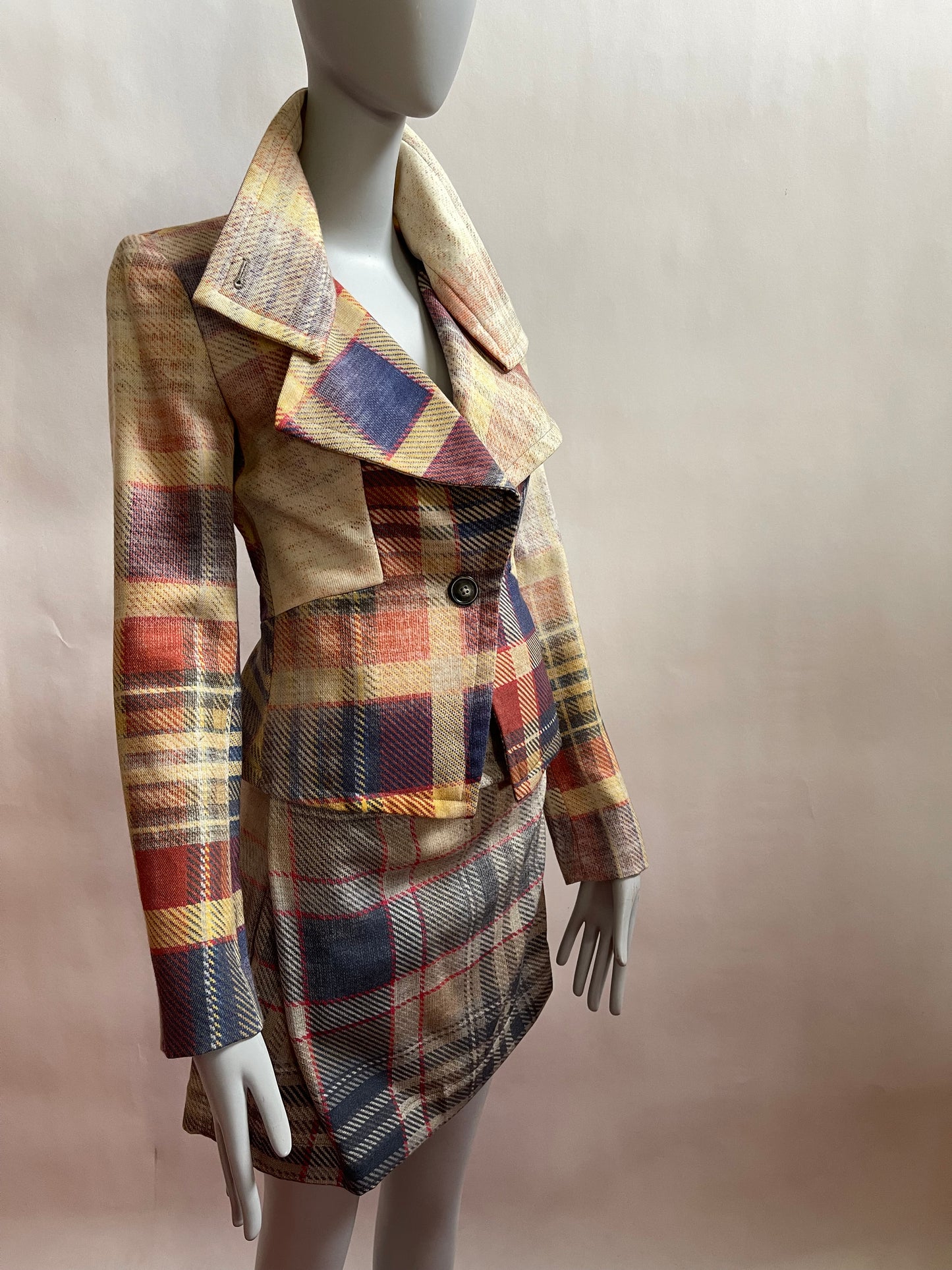 New Vivienne Westwood AW14/15 Anglomania Suit jkt/skirt IT 40