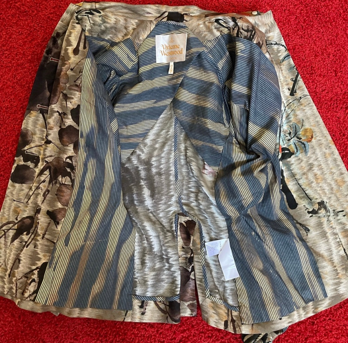 Vivienne Westwood Gold label Chinese Peony print blazer NWT