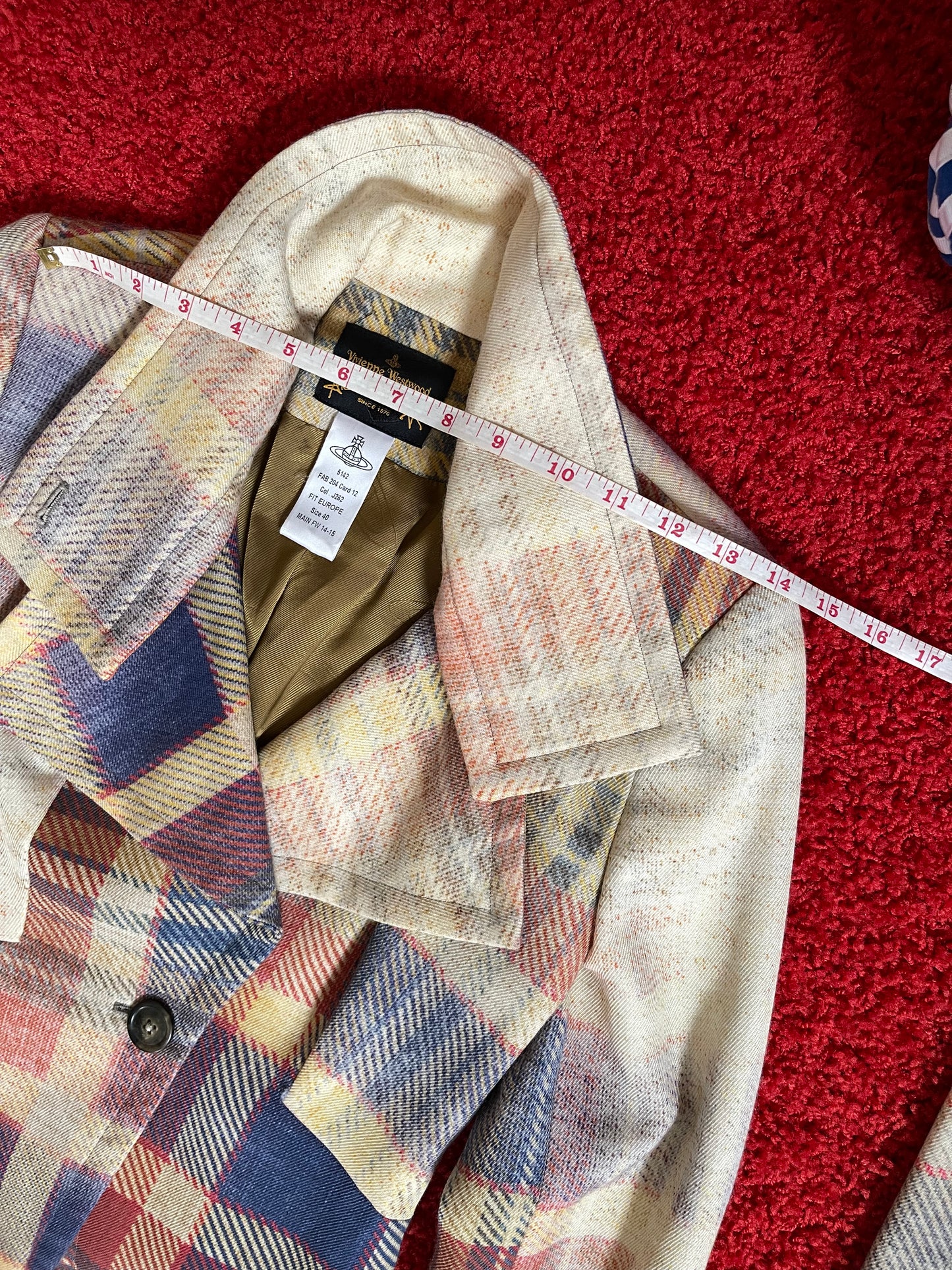 New Vivienne Westwood AW14/15 Anglomania Suit jkt/skirt IT 40