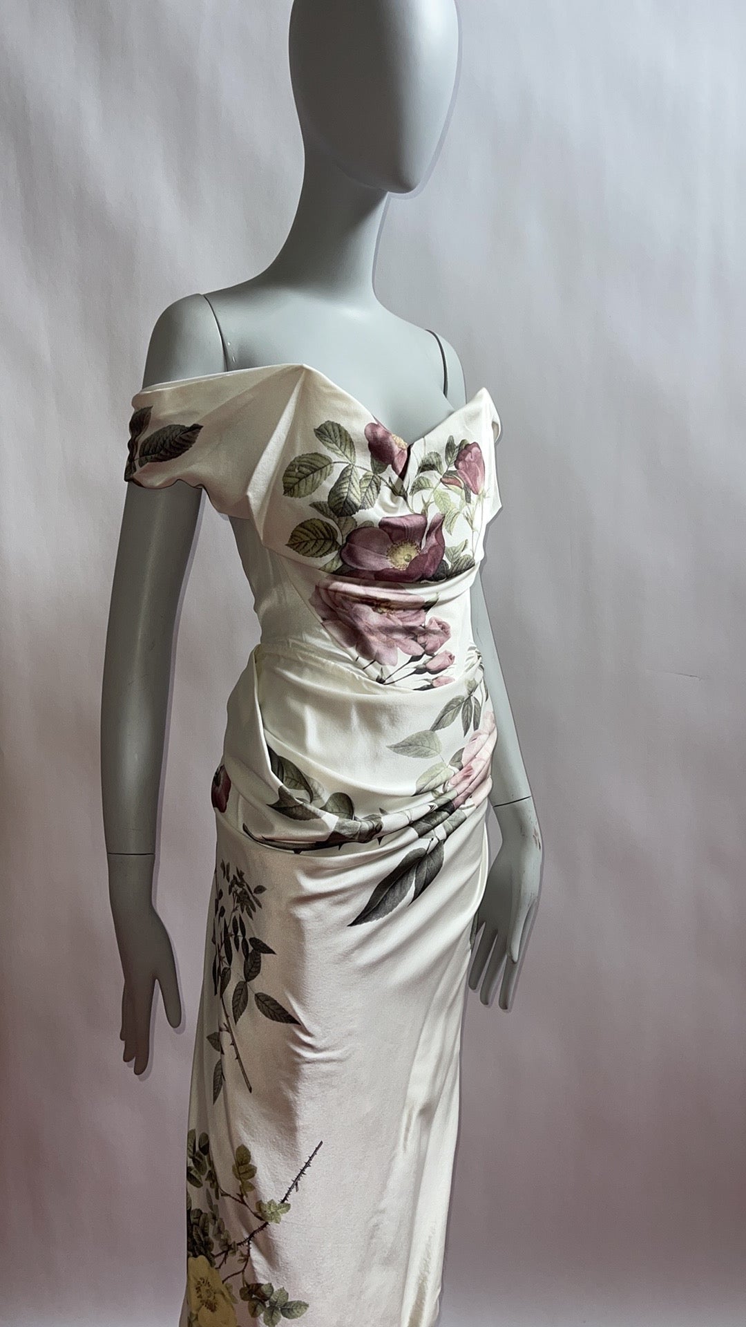 Vivienne Westwood BRIDAL RARE Floral Midi Cocotte NWT SS20 US4 UK8