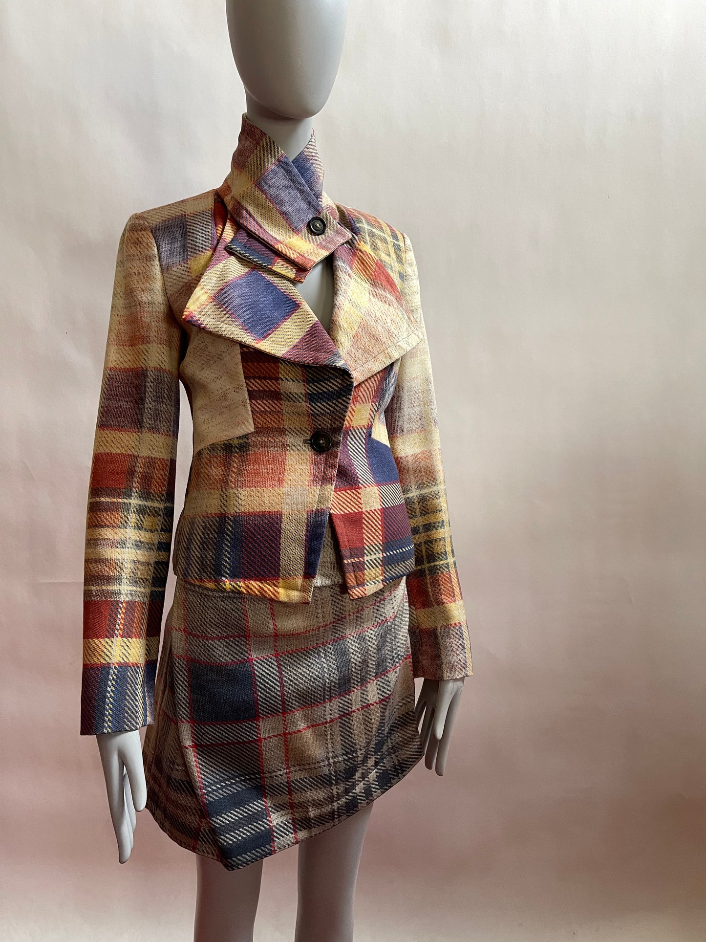 New Vivienne Westwood AW14/15 Anglomania Suit jkt/skirt IT 40