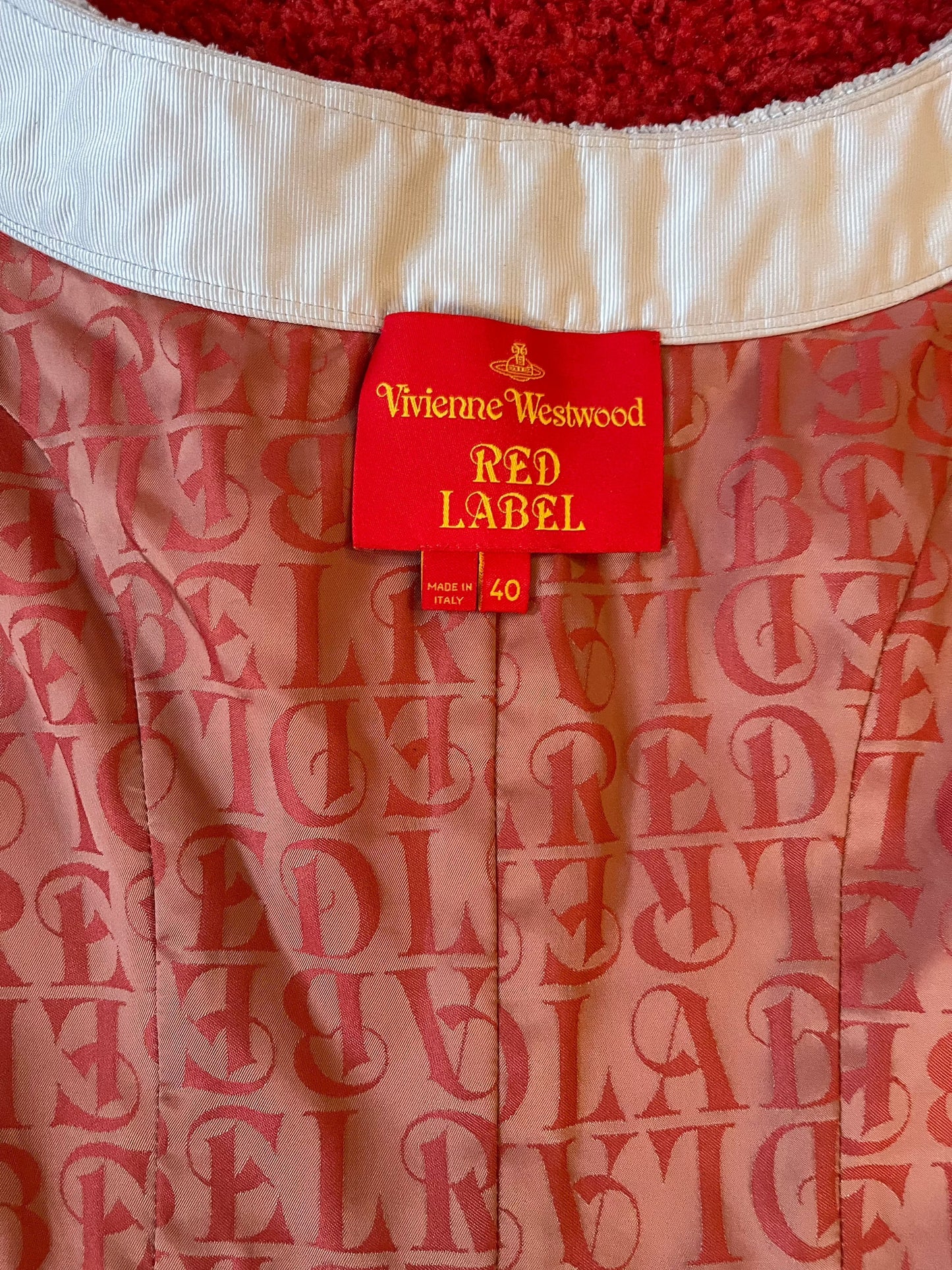 Vivienne Westwood SS15 Red Label Light Grey Corset IT 40 New
