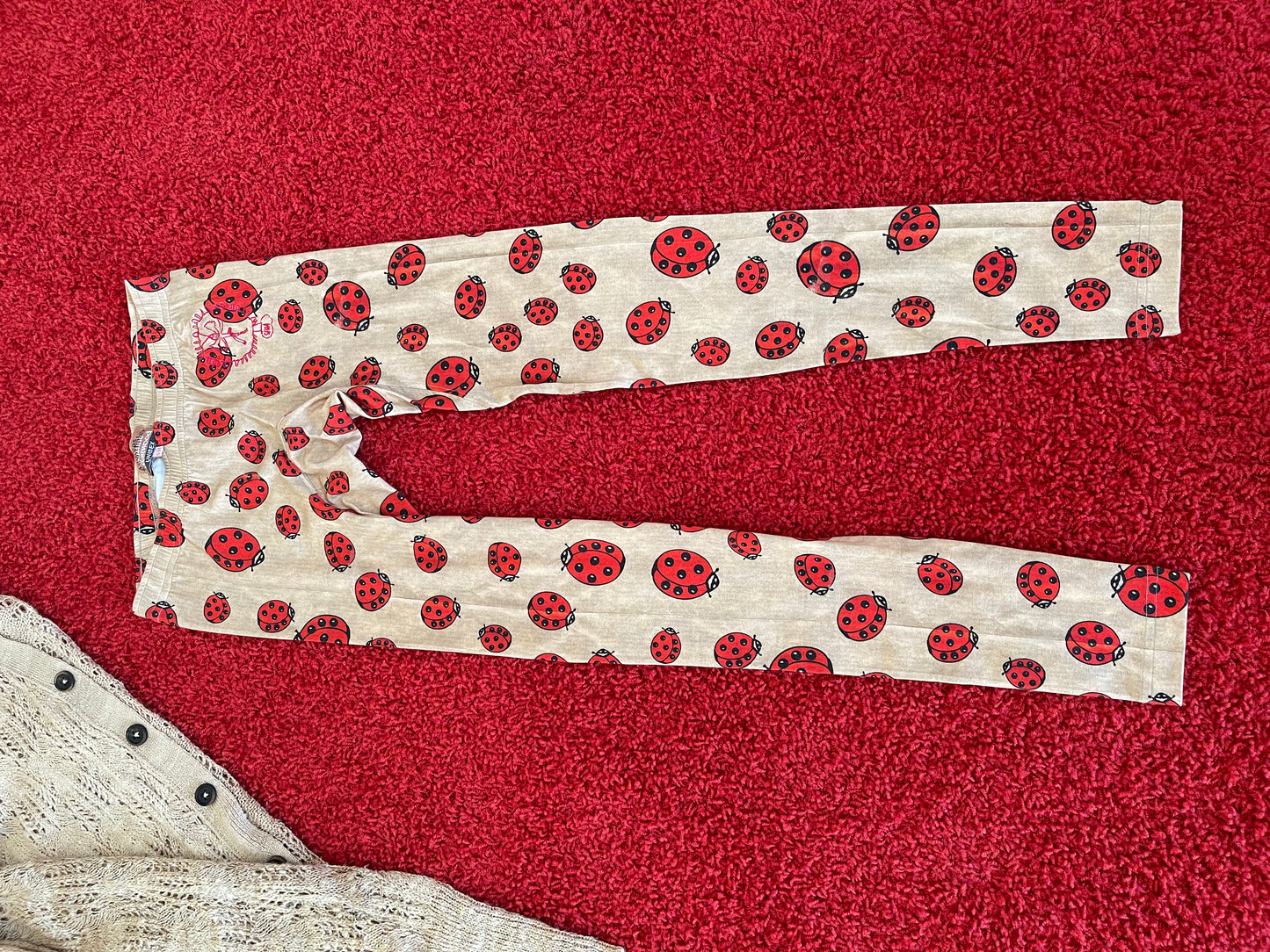 New Vivienne Westwood SS17 LADYBIRD LEGGINGS S/M
