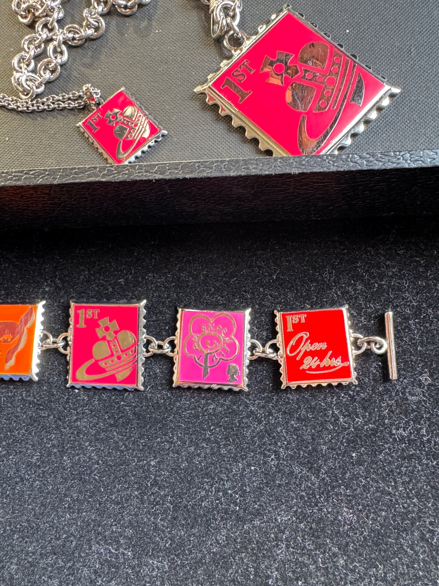 VIVIENNE WESTWOOD 1990s Stamp Bracelet never used , brand new