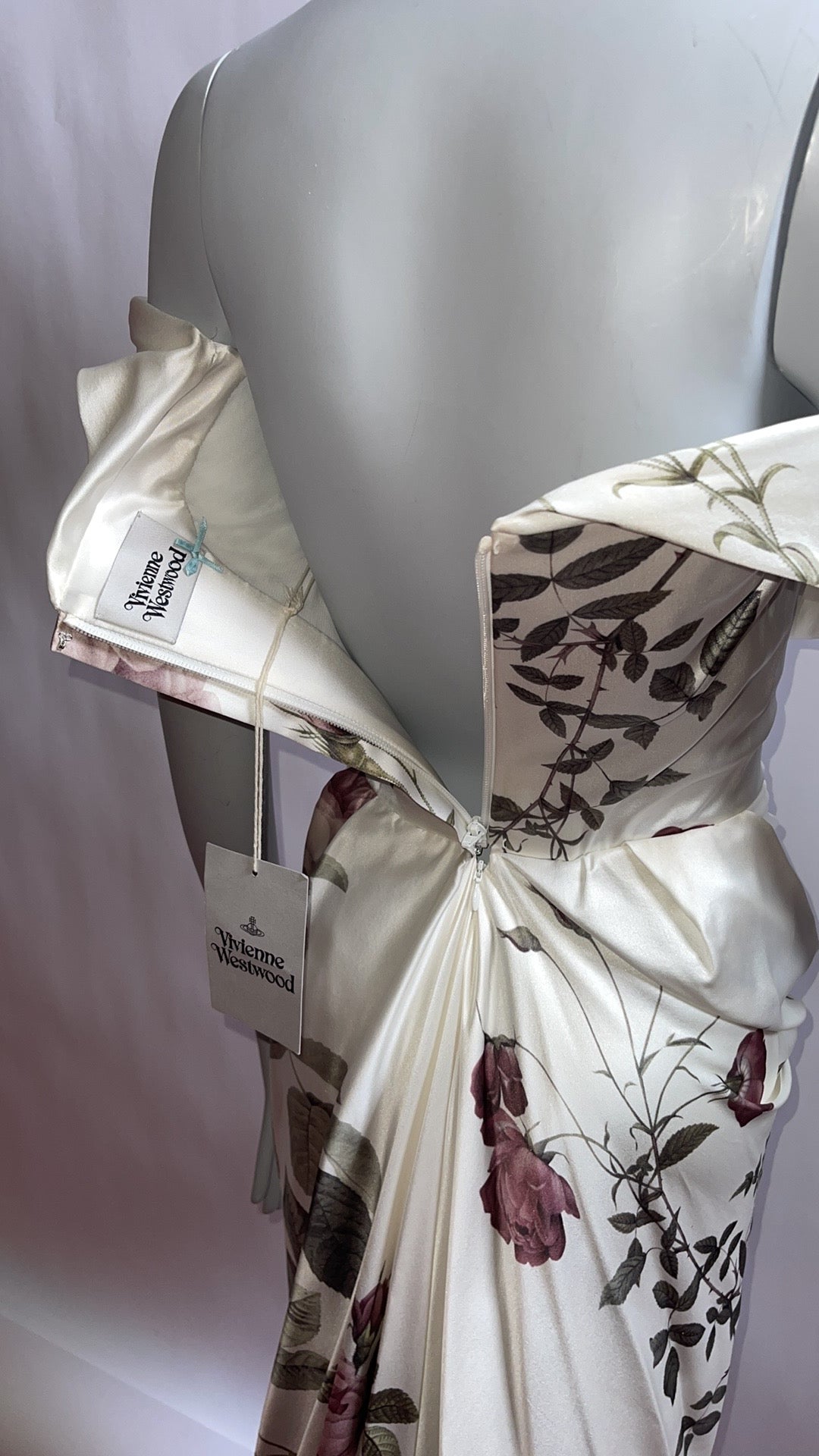 Vivienne Westwood BRIDAL RARE Floral Midi Cocotte NWT SS20 US4 UK8