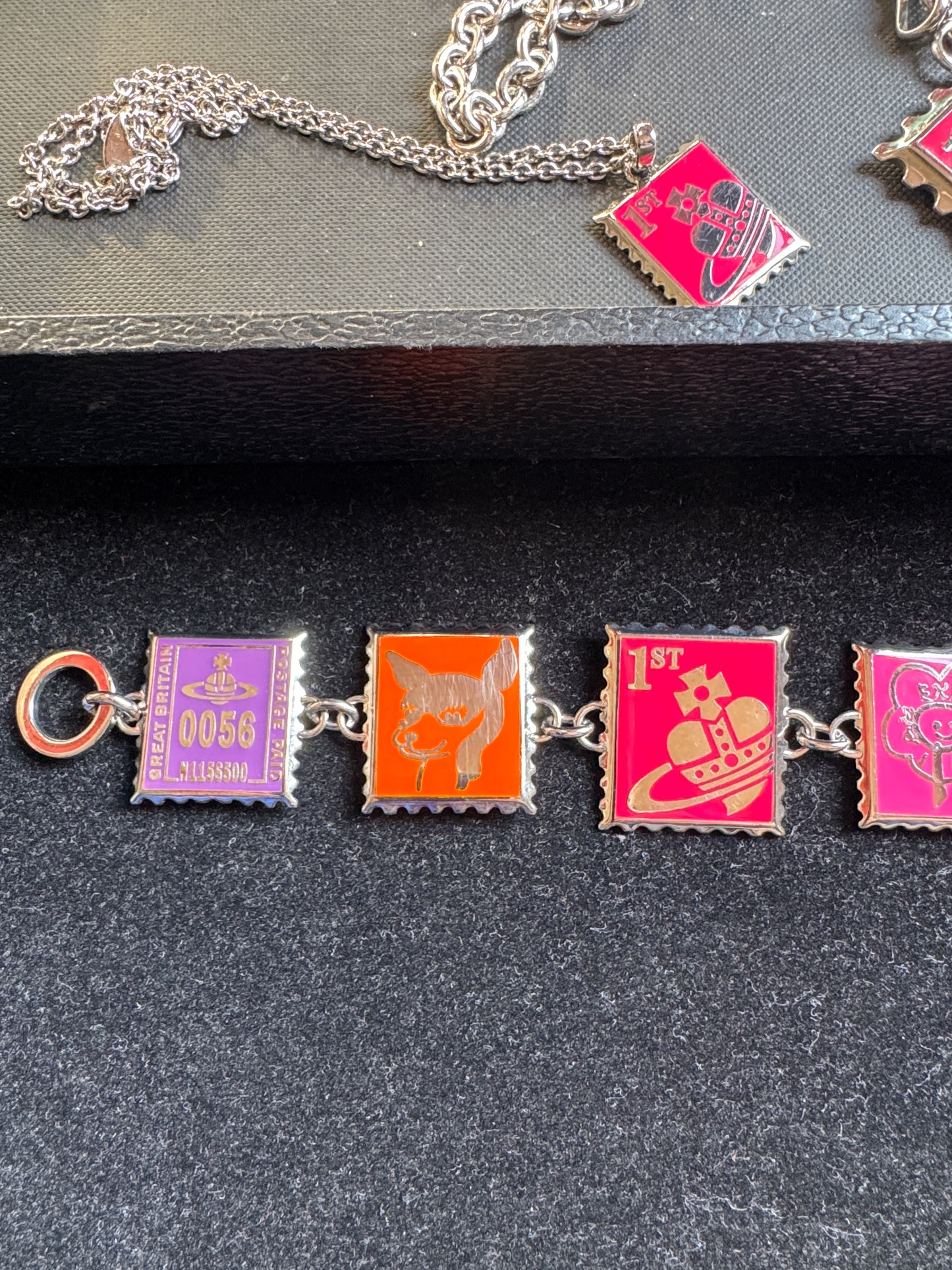 VIVIENNE WESTWOOD 1990s Stamp Bracelet never used , brand new