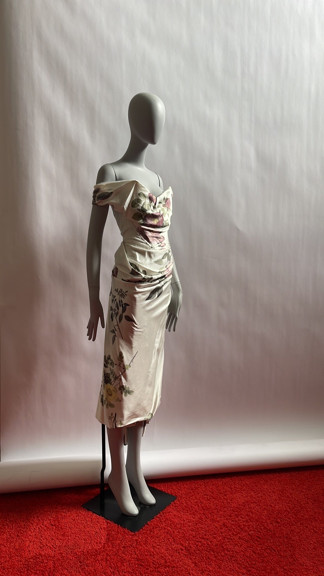 Vivienne Westwood BRIDAL RARE Floral Midi Cocotte NWT SS20 US4 UK8