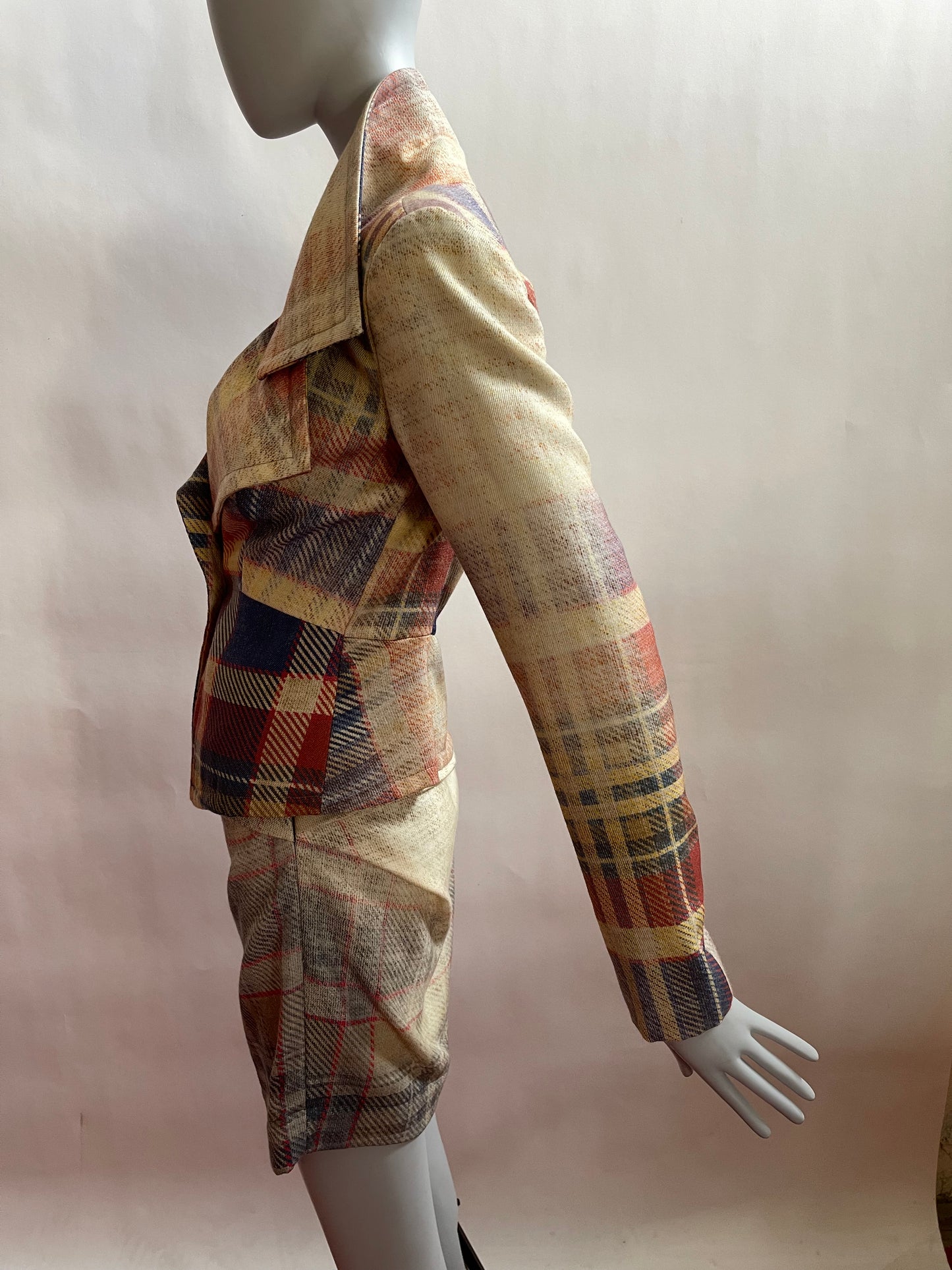 New Vivienne Westwood AW14/15 Anglomania Suit jkt/skirt IT 40