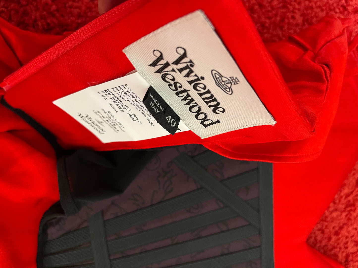 Vivienne Westwood ASYMMETRIC CORSET FW18 IT 40 NEW