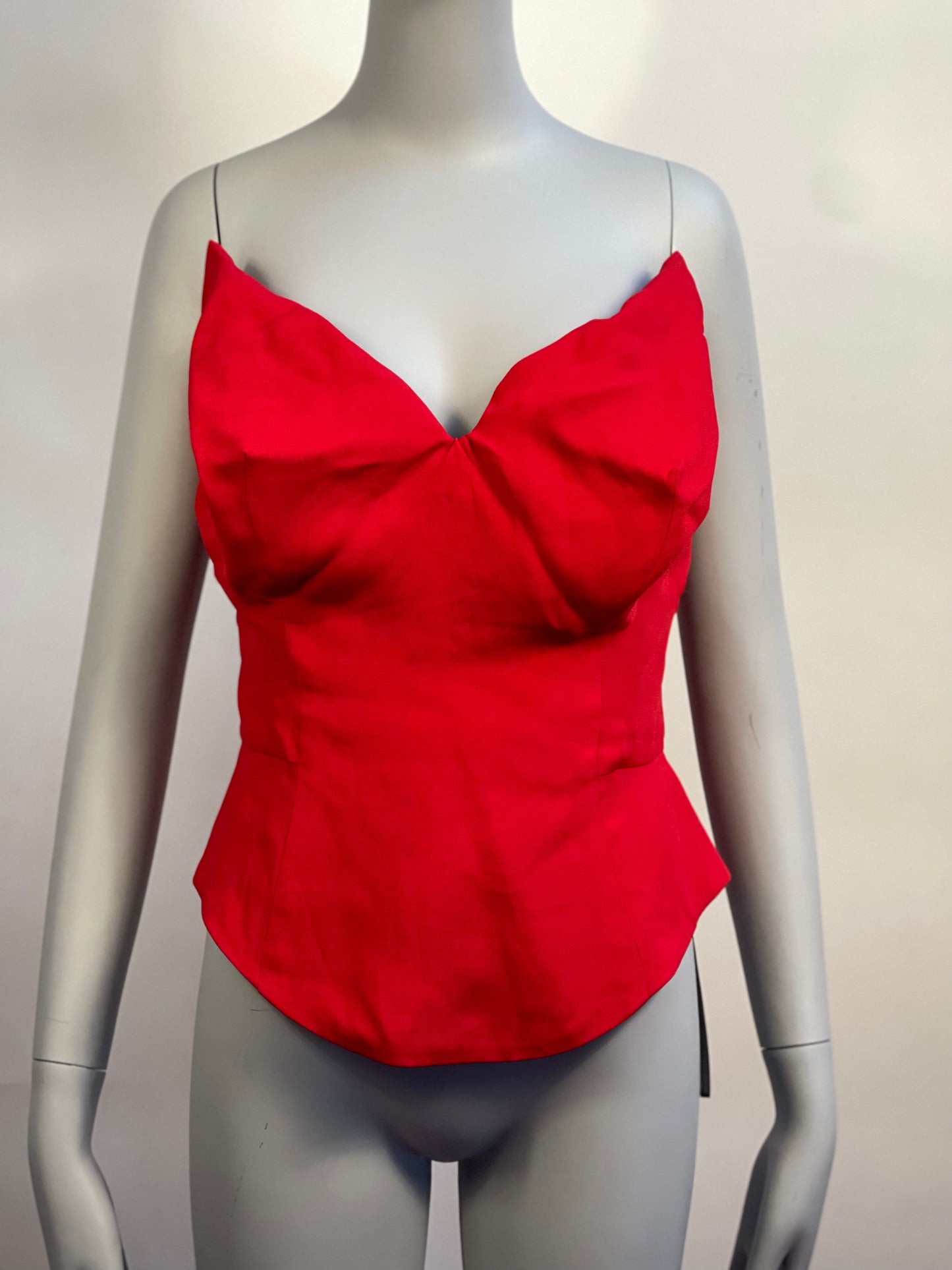 Vivienne Westwood SS18 WILMA CORSET TOP RED NWT IT 42