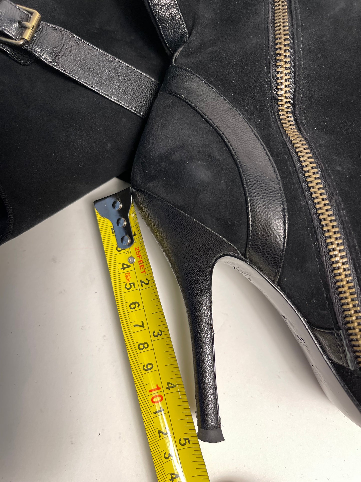 Vivienne Westwood Haven over the knee blk leather and suede boots IT 37