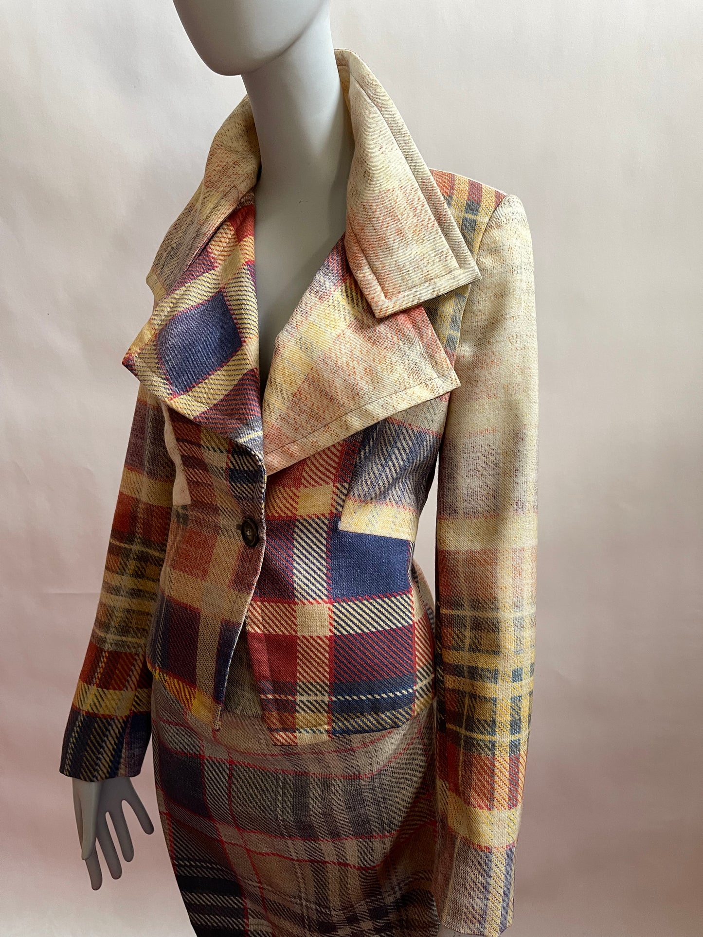 New Vivienne Westwood AW14/15 Anglomania Suit jkt/skirt IT 40