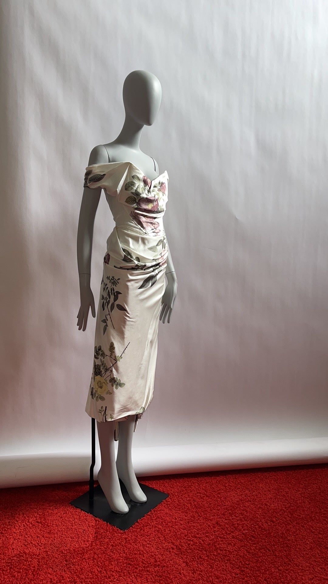 Vivienne Westwood BRIDAL RARE Floral Midi Cocotte NWT SS20 US4 UK8