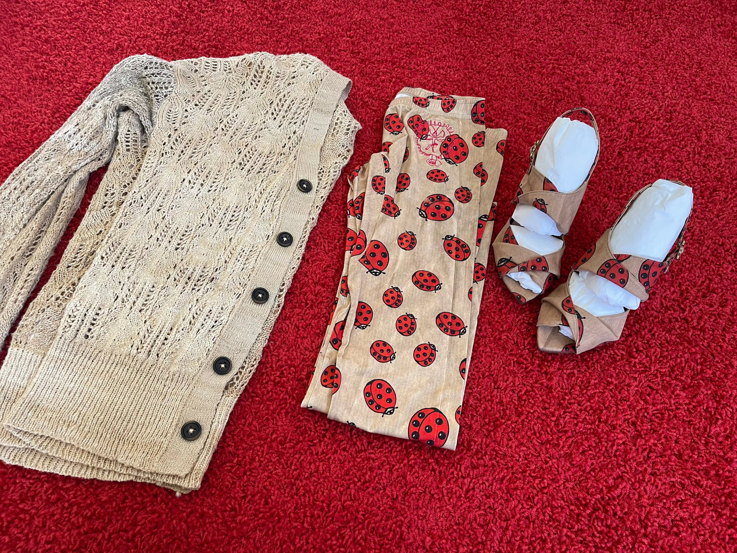 NEW Vivienne Westwood SS16 KNIT CARDIGAN BEIGE S/M 100% SILK