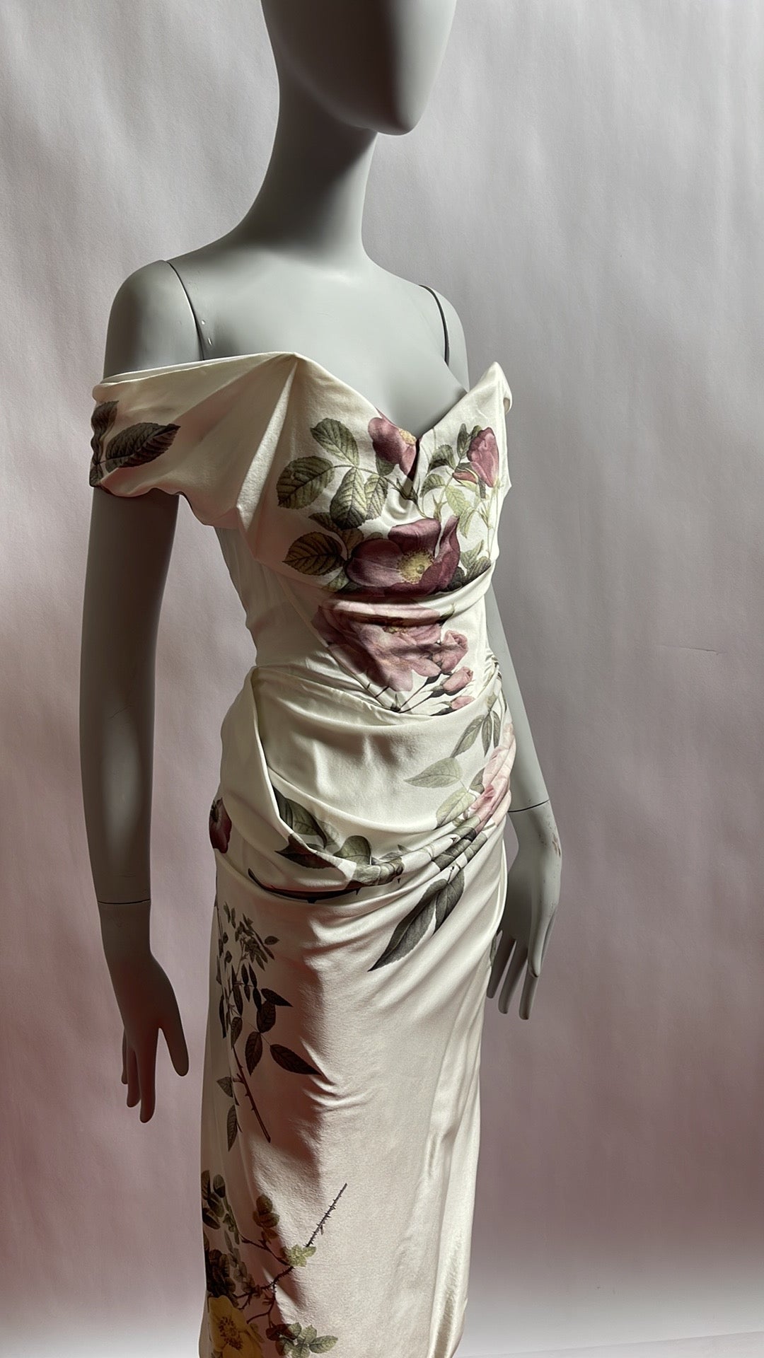 Vivienne Westwood BRIDAL RARE Floral Midi Cocotte NWT SS20 US4 UK8