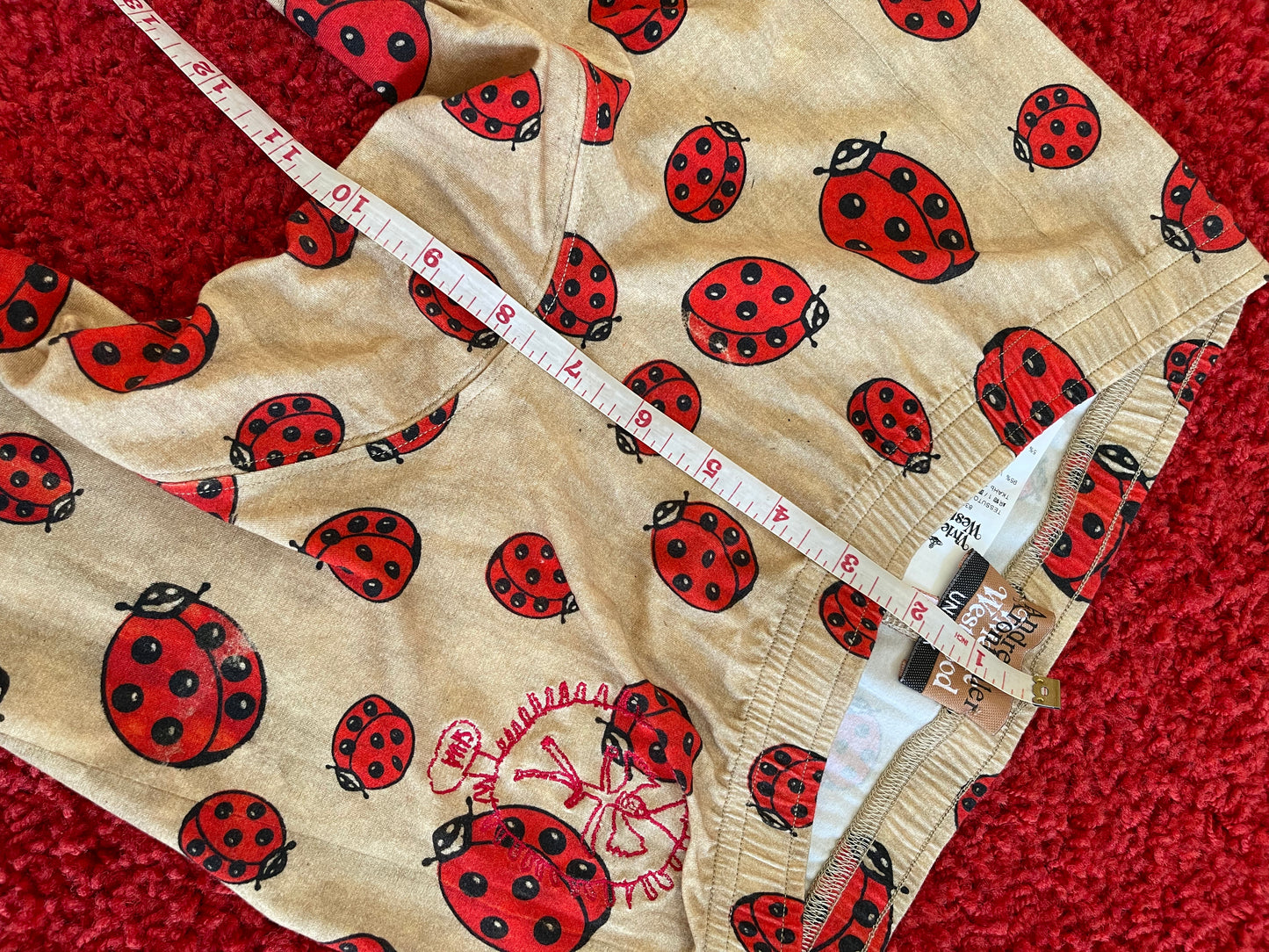 New Vivienne Westwood SS17 LADYBIRD LEGGINGS S/M