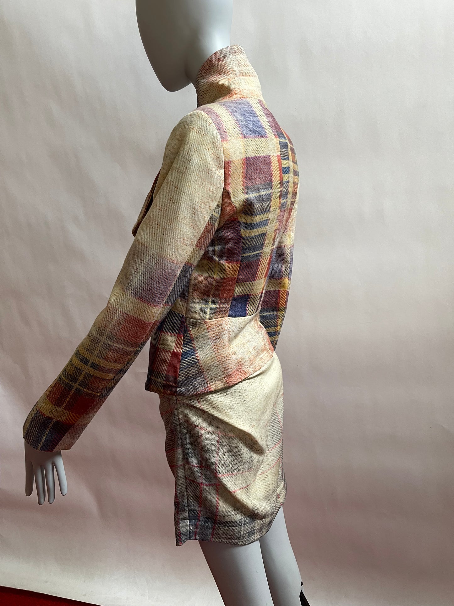 New Vivienne Westwood AW14/15 Anglomania Suit jkt/skirt IT 40