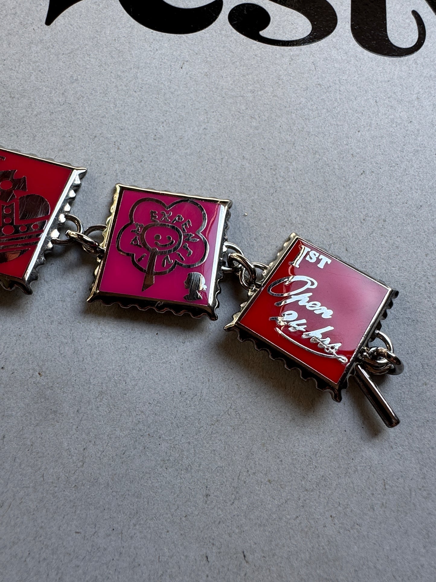 VIVIENNE WESTWOOD 1990s Stamp Bracelet never used , brand new