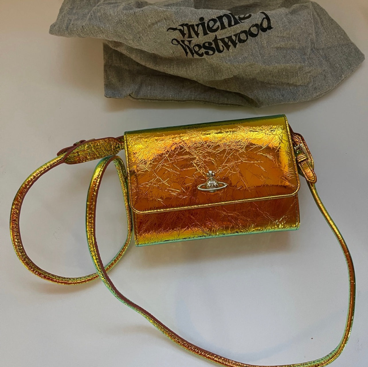 Vivienne Westwood Archive Orb cross body Wallet NWT