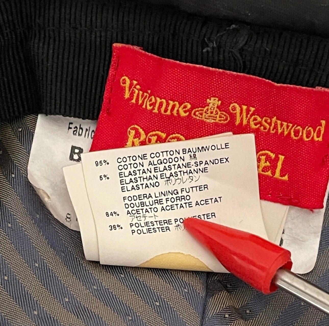 Vivienne Westwood VINTAGE 2010 HAT RED LABEL SIZE SMALL