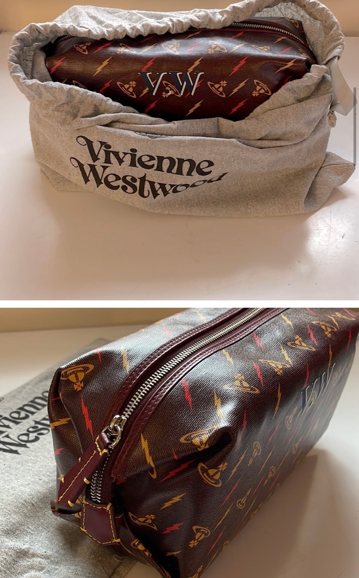 Vivienne Westwood Colette Wash bag Large brand new