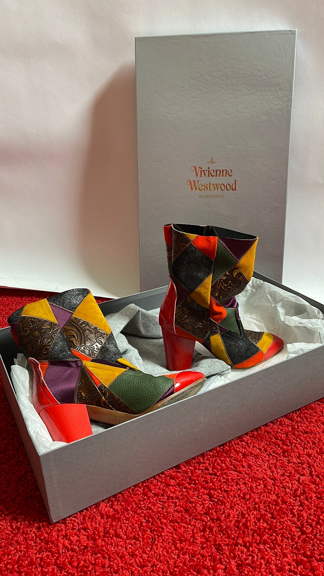 VIVIENNE WESTWOOD FAUN BOOT MULTI COLORS IT 37