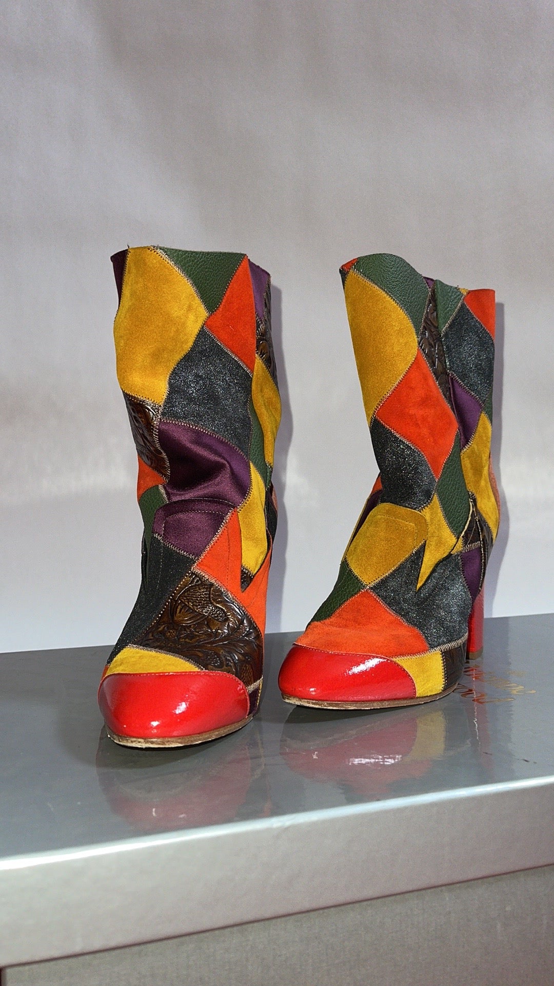 VIVIENNE WESTWOOD FAUN BOOT MULTI COLORS IT 37