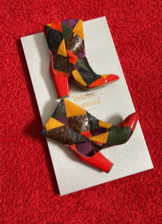 VIVIENNE WESTWOOD FAUN BOOT MULTI COLORS IT 37