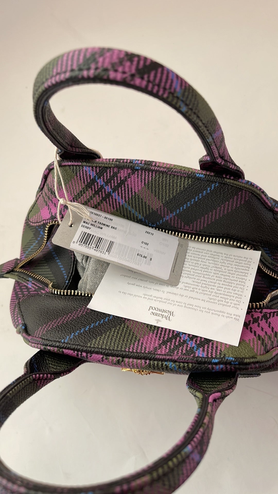 Vivienne Westwood MEDIUM YASMINE BAG MAC WILLIAM NWT