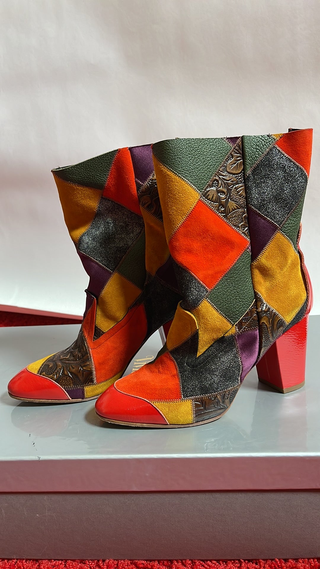 VIVIENNE WESTWOOD FAUN BOOT MULTI COLORS IT 37