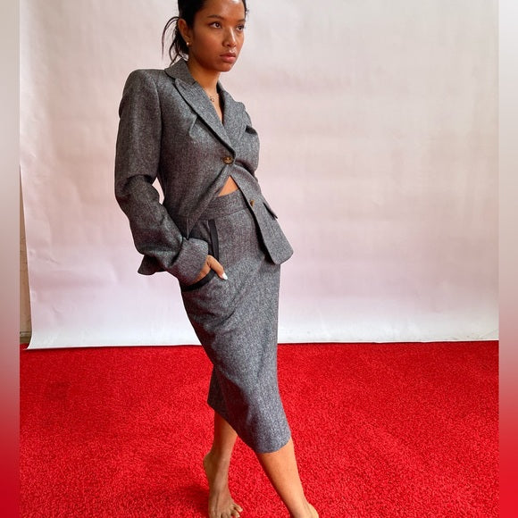 Vivienne Westwood VINTAGE SUIT RED LABEL NEVER USED IT40 US4 (RARE)