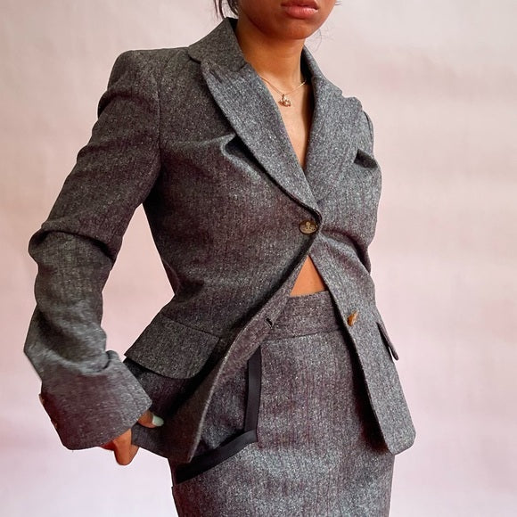 Vivienne Westwood VINTAGE SUIT RED LABEL NEVER USED IT40 US4 (RARE)